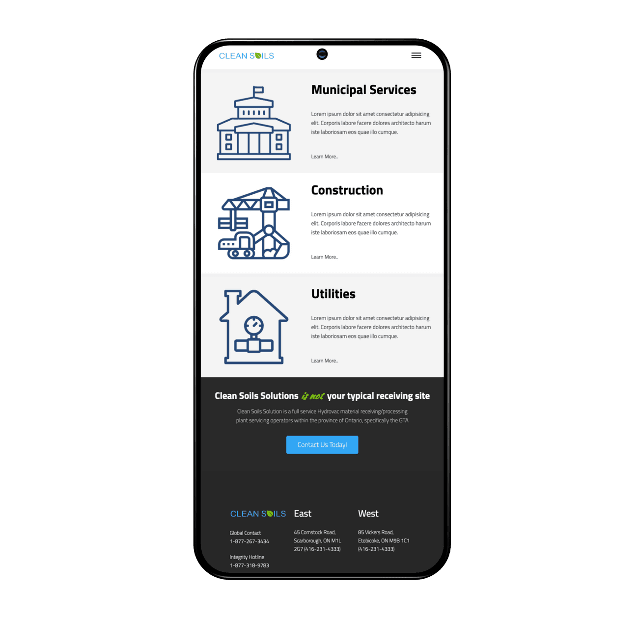 CleanSoils Screenshot